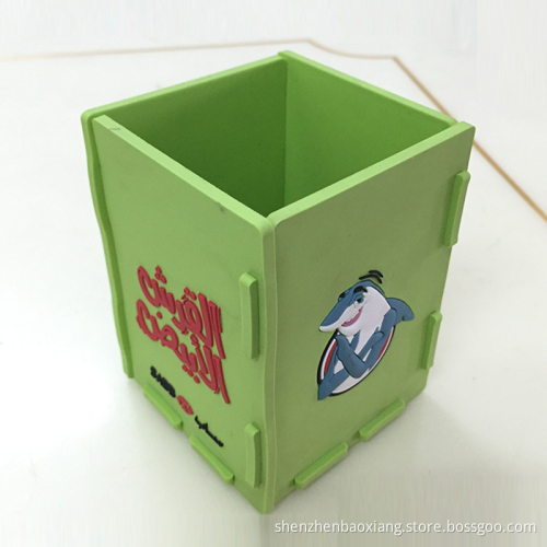 Pvc soft rubber pen holder